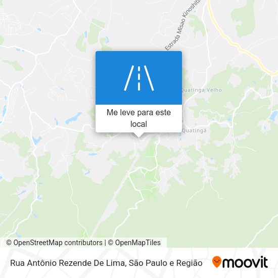 Rua Antônio Rezende De Lima mapa