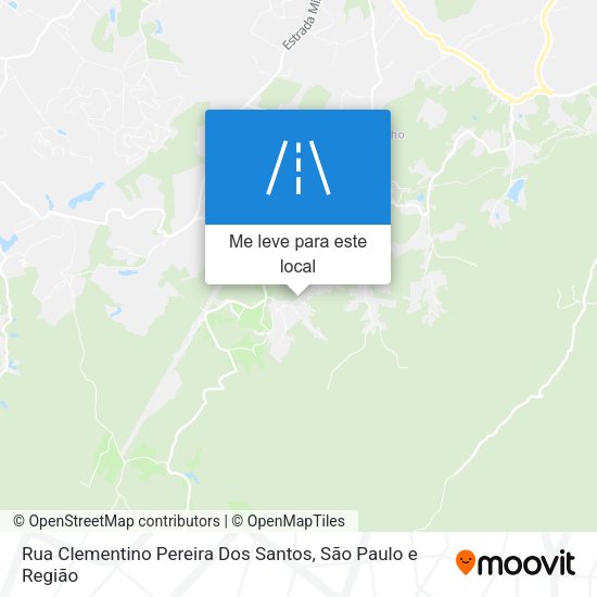 Rua Clementino Pereira Dos Santos mapa