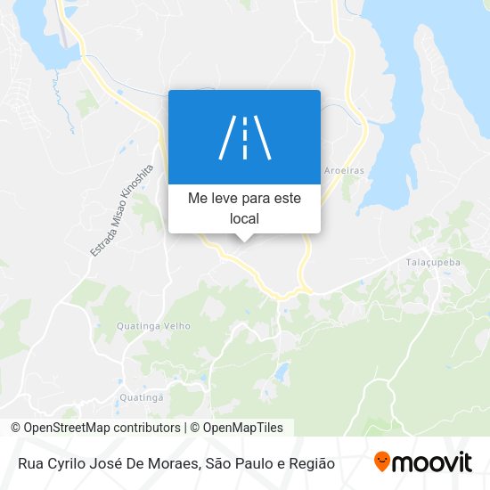 Rua Cyrilo José De Moraes mapa