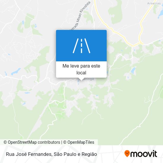 Rua José Fernandes mapa