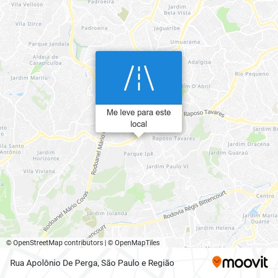 Rua Apolônio De Perga mapa