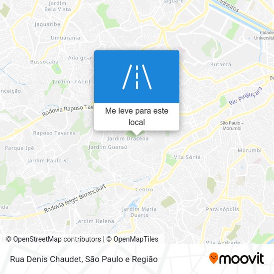 Rua Denis Chaudet mapa