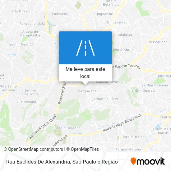 Rua Euclides De Alexandria mapa