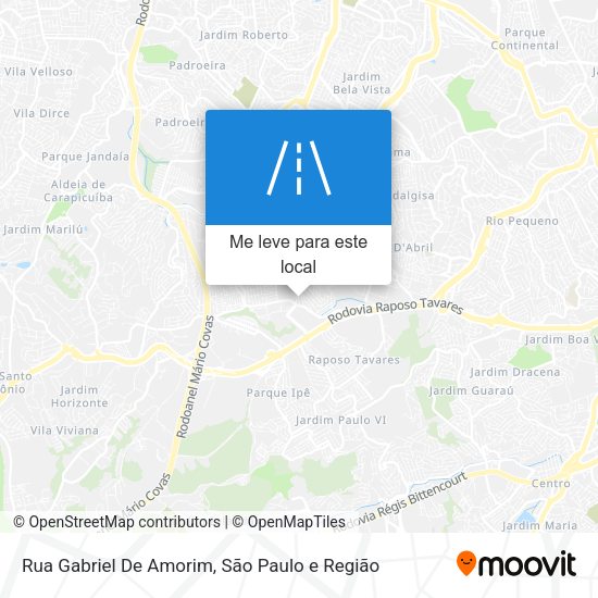 Rua Gabriel De Amorim mapa