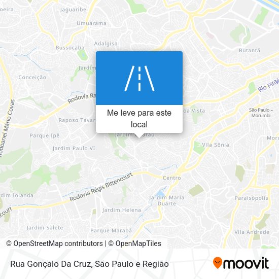 Rua Gonçalo Da Cruz mapa