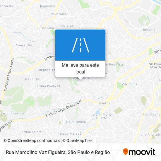 Rua Marcolino Vaz Figueira mapa