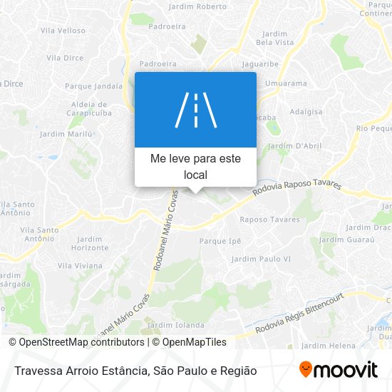 Travessa Arroio Estância mapa