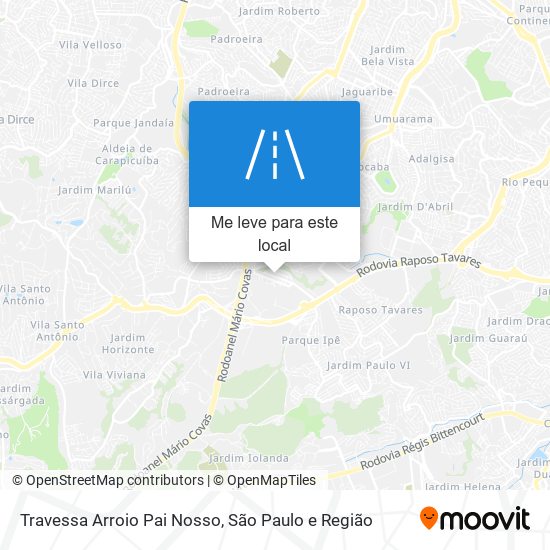 Travessa Arroio Pai Nosso mapa