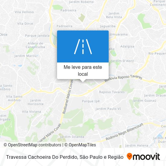 Travessa Cachoeira Do Perdido mapa