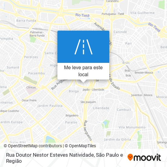 Rua Doutor Nestor Esteves Natividade mapa