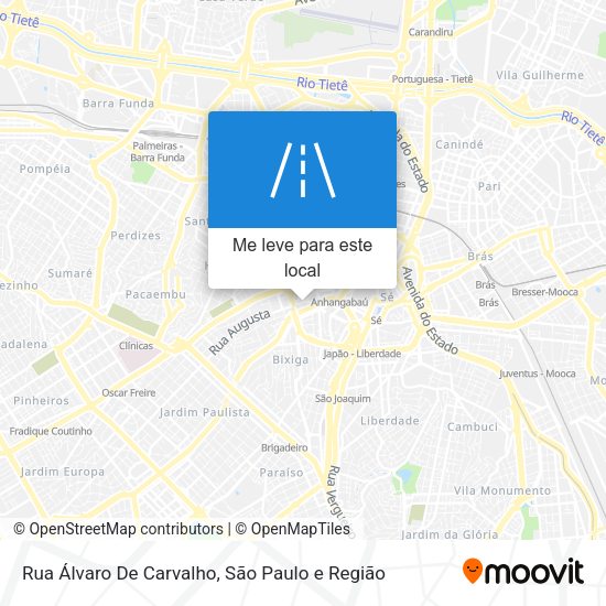 Rua Álvaro De Carvalho mapa