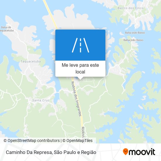 Caminho Da Represa mapa