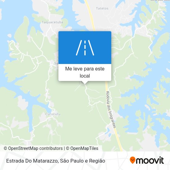 Estrada Do Matarazzo mapa