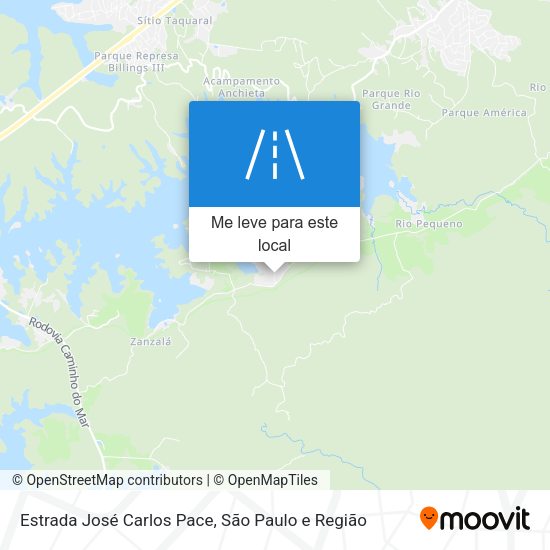 Estrada José Carlos Pace mapa
