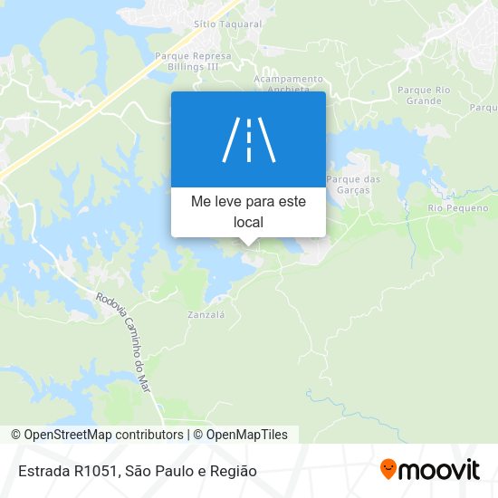 Estrada R1051 mapa