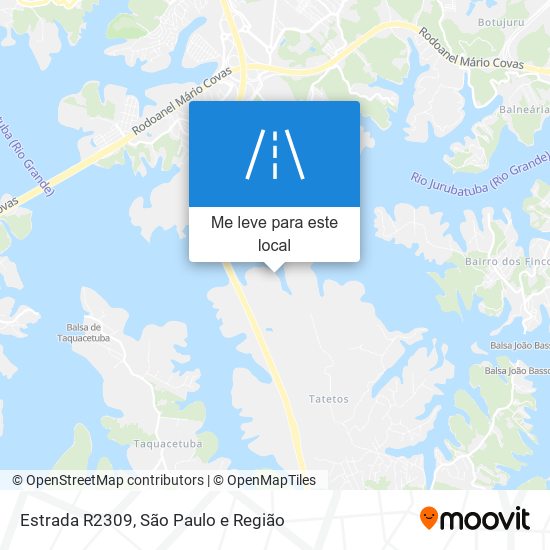 Estrada R2309 mapa