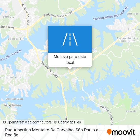 Rua Albertina Monteiro De Carvalho mapa