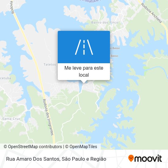 Rua Amaro Dos Santos mapa