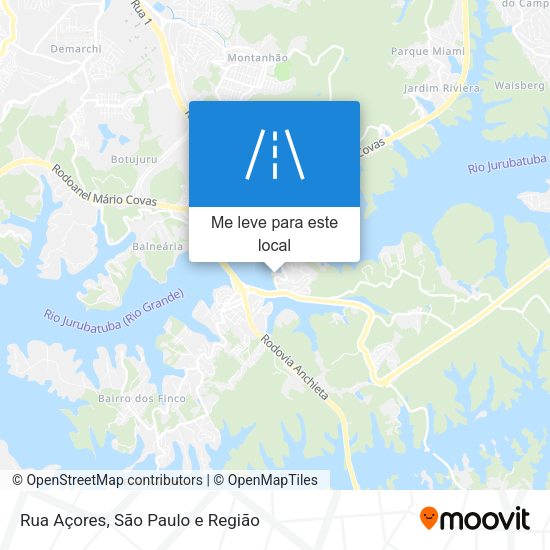 Rua Açores mapa