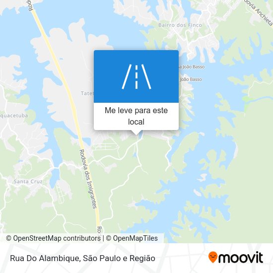 Rua Do Alambique mapa