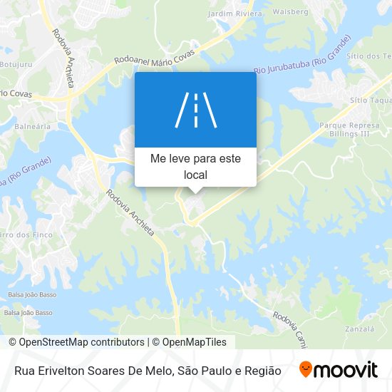 Rua Erivelton Soares De Melo mapa