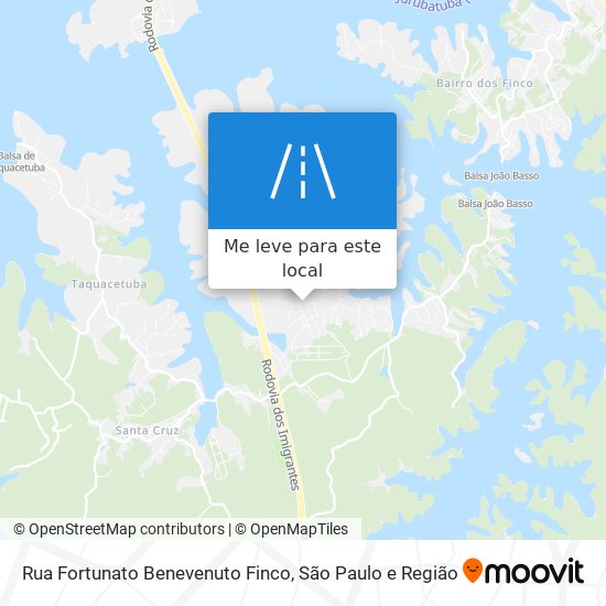 Rua Fortunato Benevenuto Finco mapa