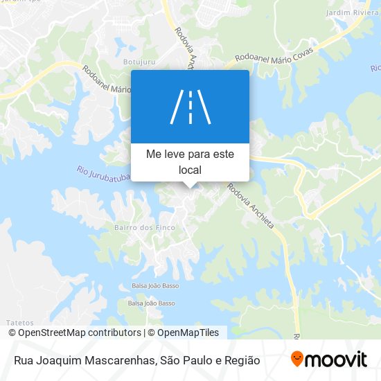 Rua Joaquim Mascarenhas mapa