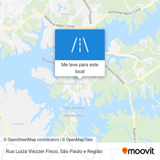 Rua Luiza Viezzer Finco mapa