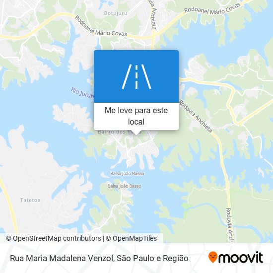 Rua Maria Madalena Venzol mapa