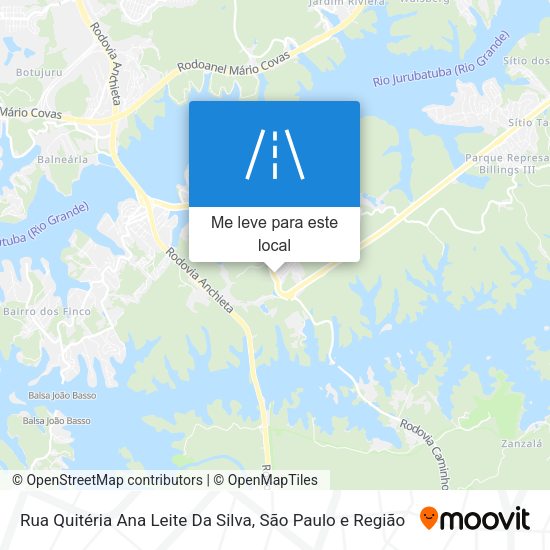Rua Quitéria Ana Leite Da Silva mapa