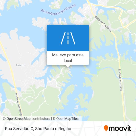 Rua Servidão C mapa