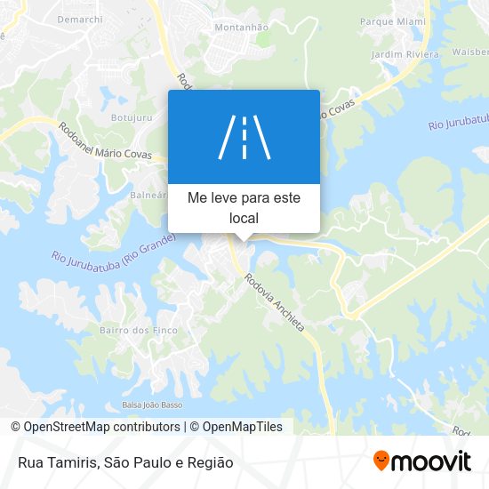 Rua Tamiris mapa