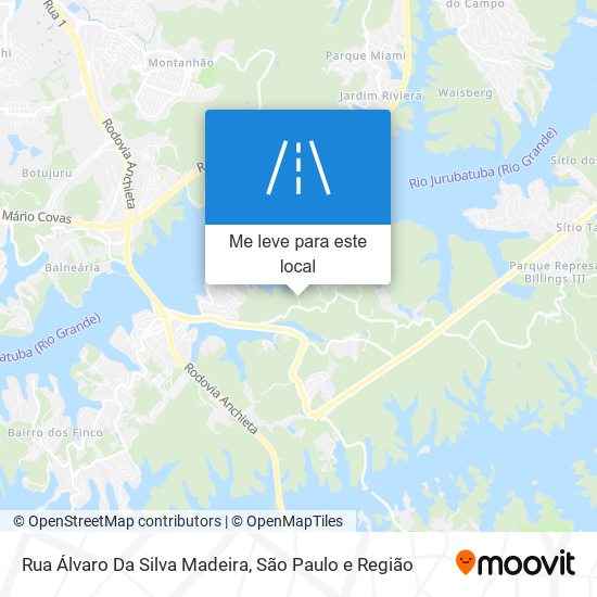 Rua Álvaro Da Silva Madeira mapa