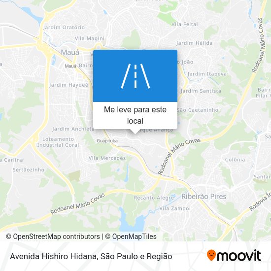 Avenida Hishiro Hidana mapa