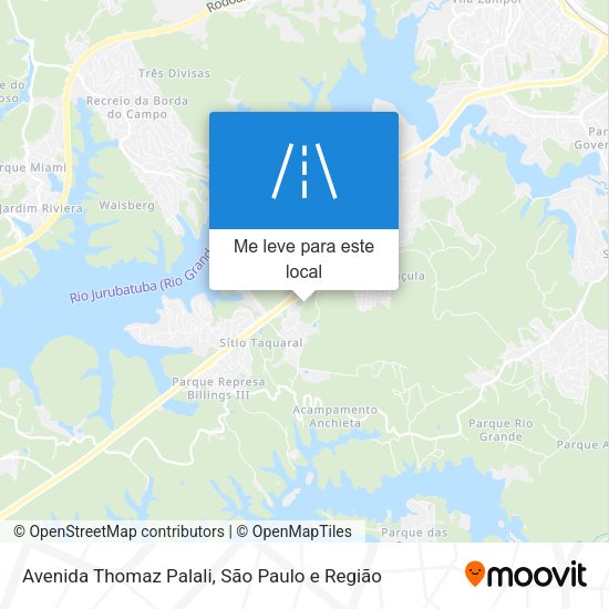 Avenida Thomaz Palali mapa