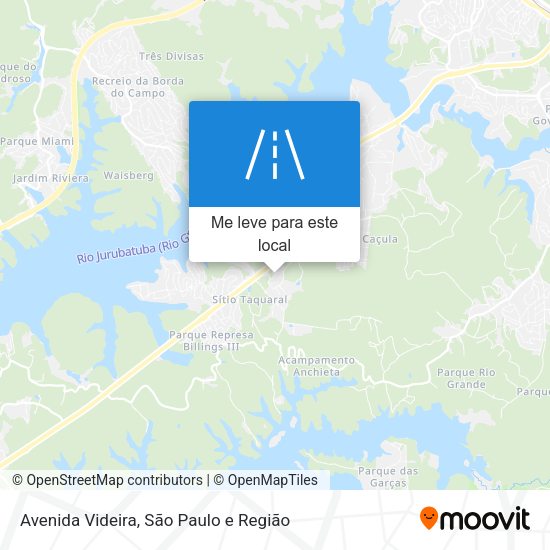 Avenida Videira mapa
