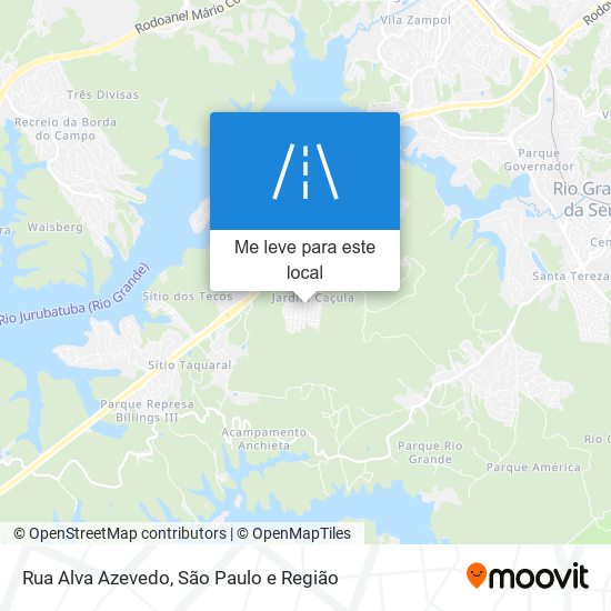 Rua Alva Azevedo mapa