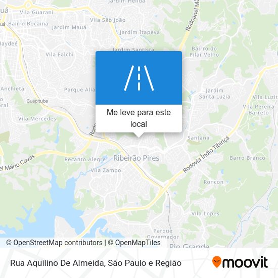 Rua Aquilino De Almeida mapa
