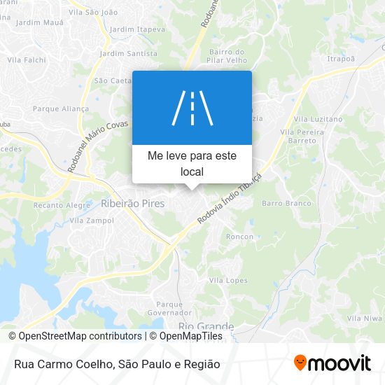 Rua Carmo Coelho mapa