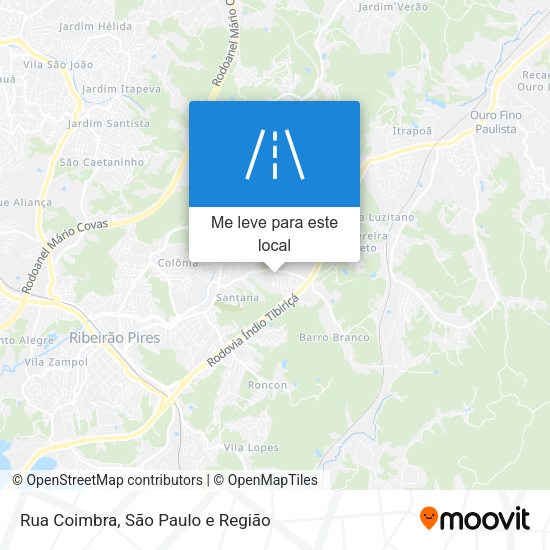 Rua Coimbra mapa