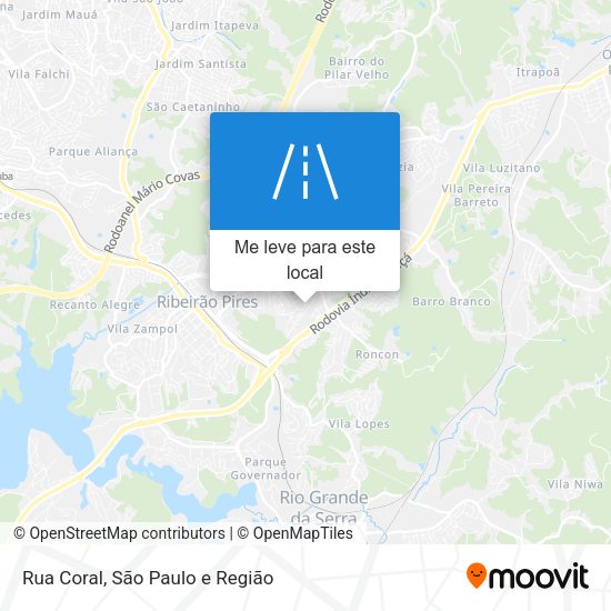 Rua Coral mapa