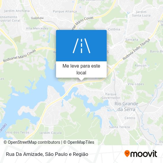 Rua Da Amizade mapa