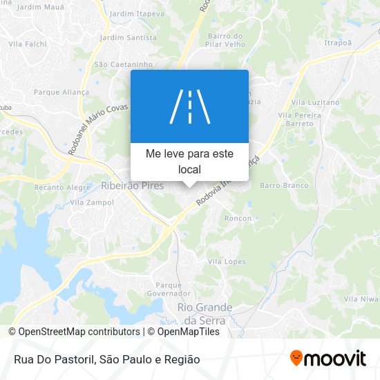 Rua Do Pastoril mapa