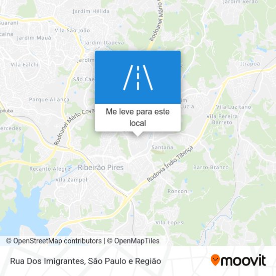 Rua Dos Imigrantes mapa