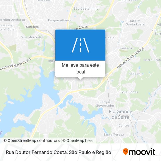 Rua Doutor Fernando Costa mapa