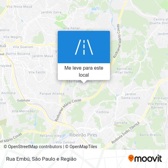 Rua Embú mapa