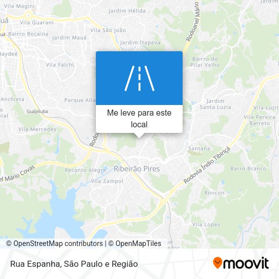 Rua Espanha mapa