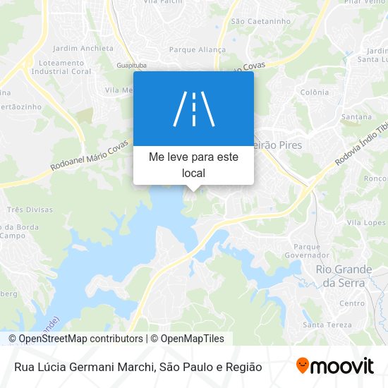Rua Lúcia Germani Marchi mapa