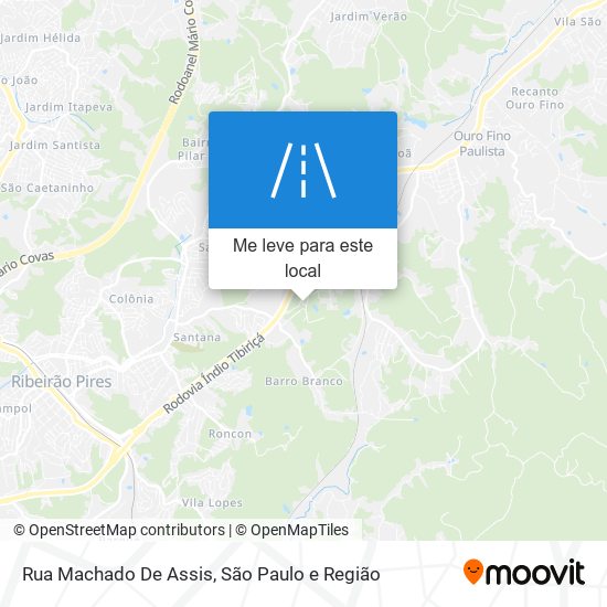 Rua Machado De Assis mapa