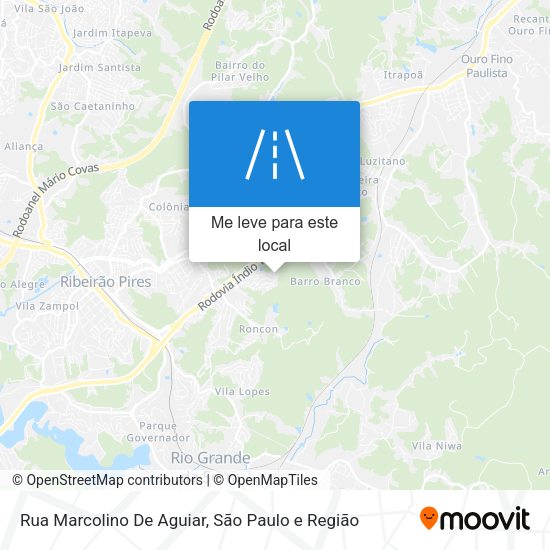 Rua Marcolino De Aguiar mapa